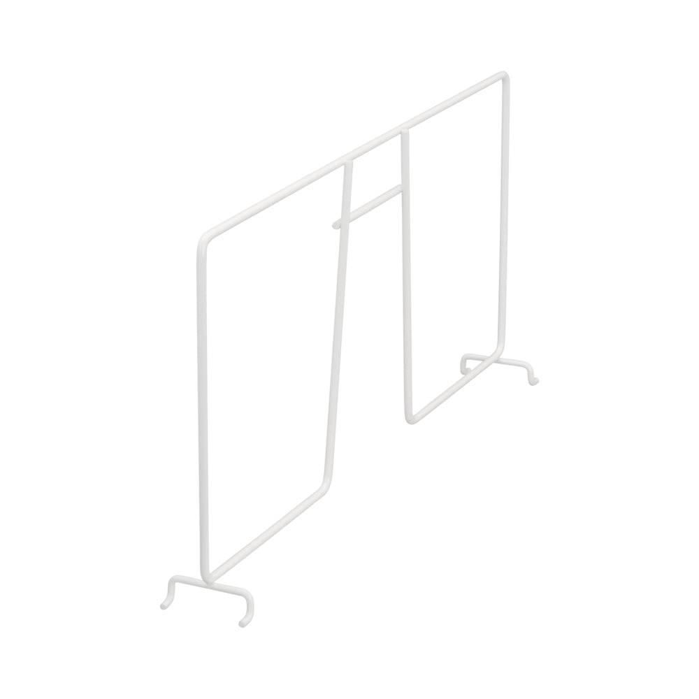 Verdeler voor draadplank 411 mm wit - Classic by Elfa