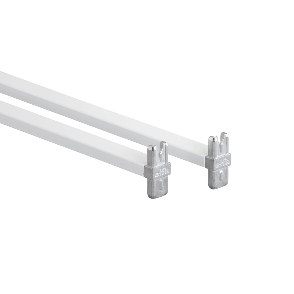 Dwarsstangen 45 cm uitbreidingsset wit - Classic by Elfa