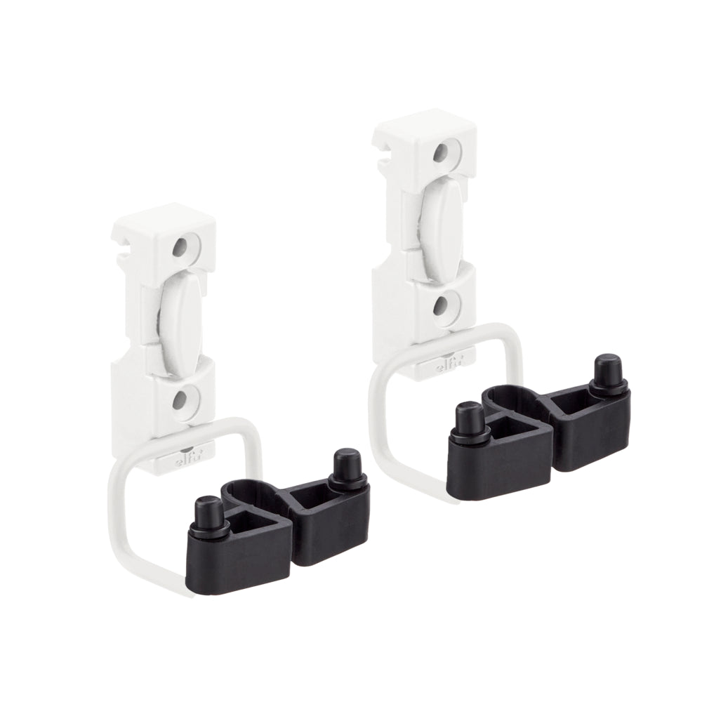 Kleine gereedschapshouder voor draagrail set van 2 wit - Classic by Elfa