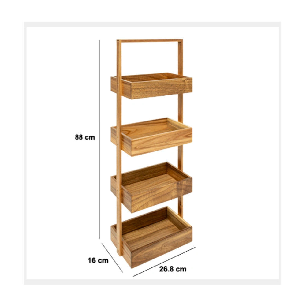 Acacia houten badkamerrek 4 niveaus Five®