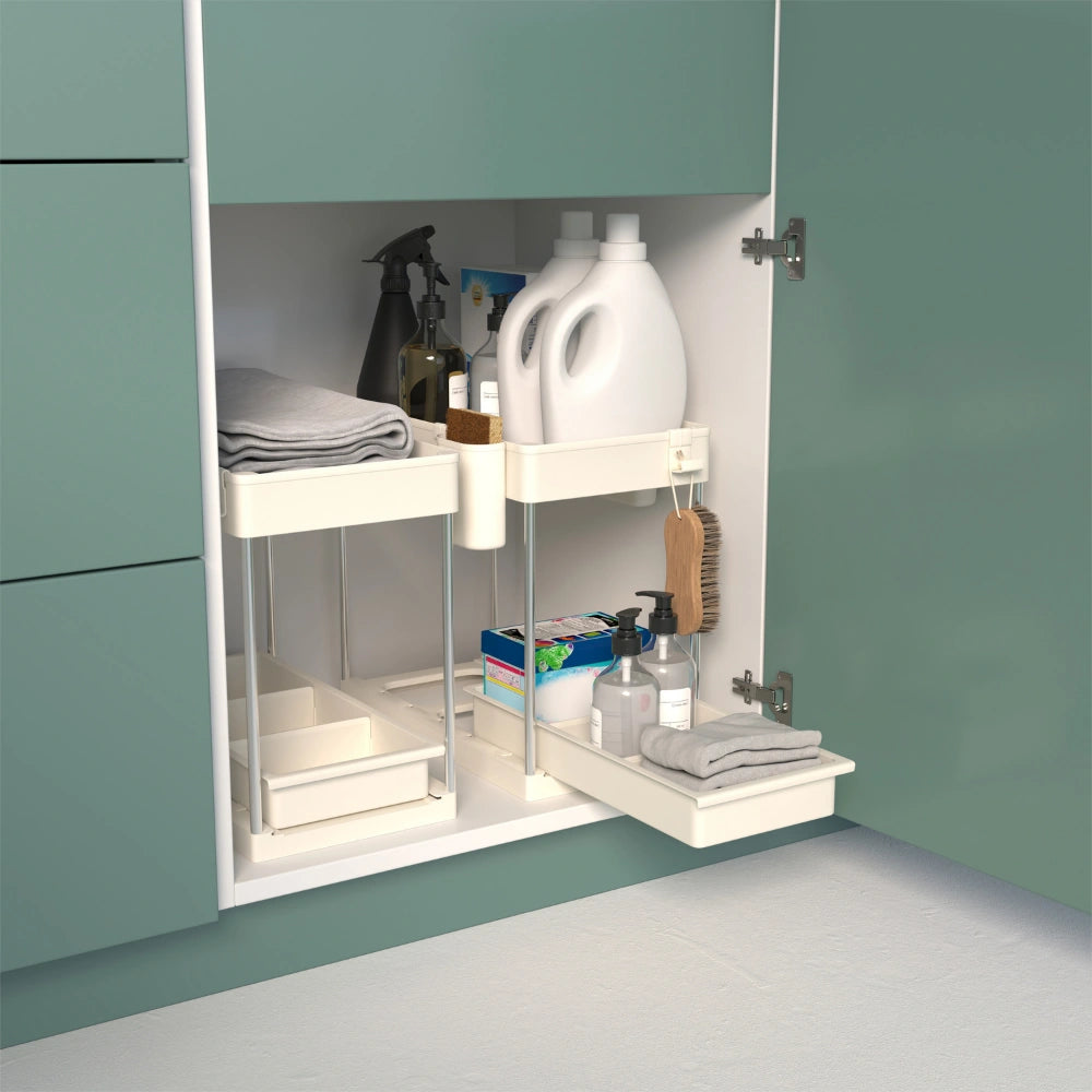 Keukenkast organizer uitschuifbaar 2 niveaus Five®