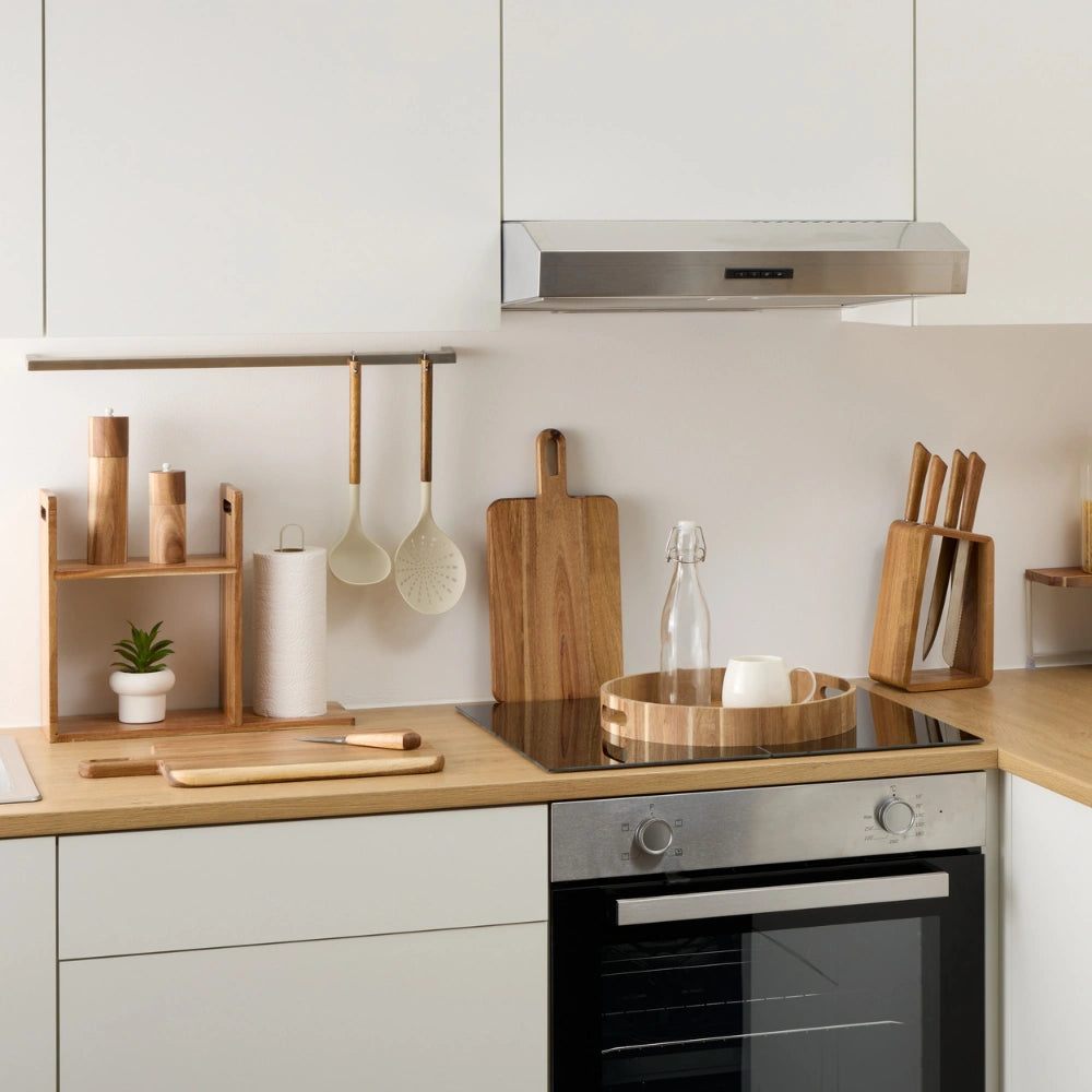 Rond Acaciahouten dienblad Five®