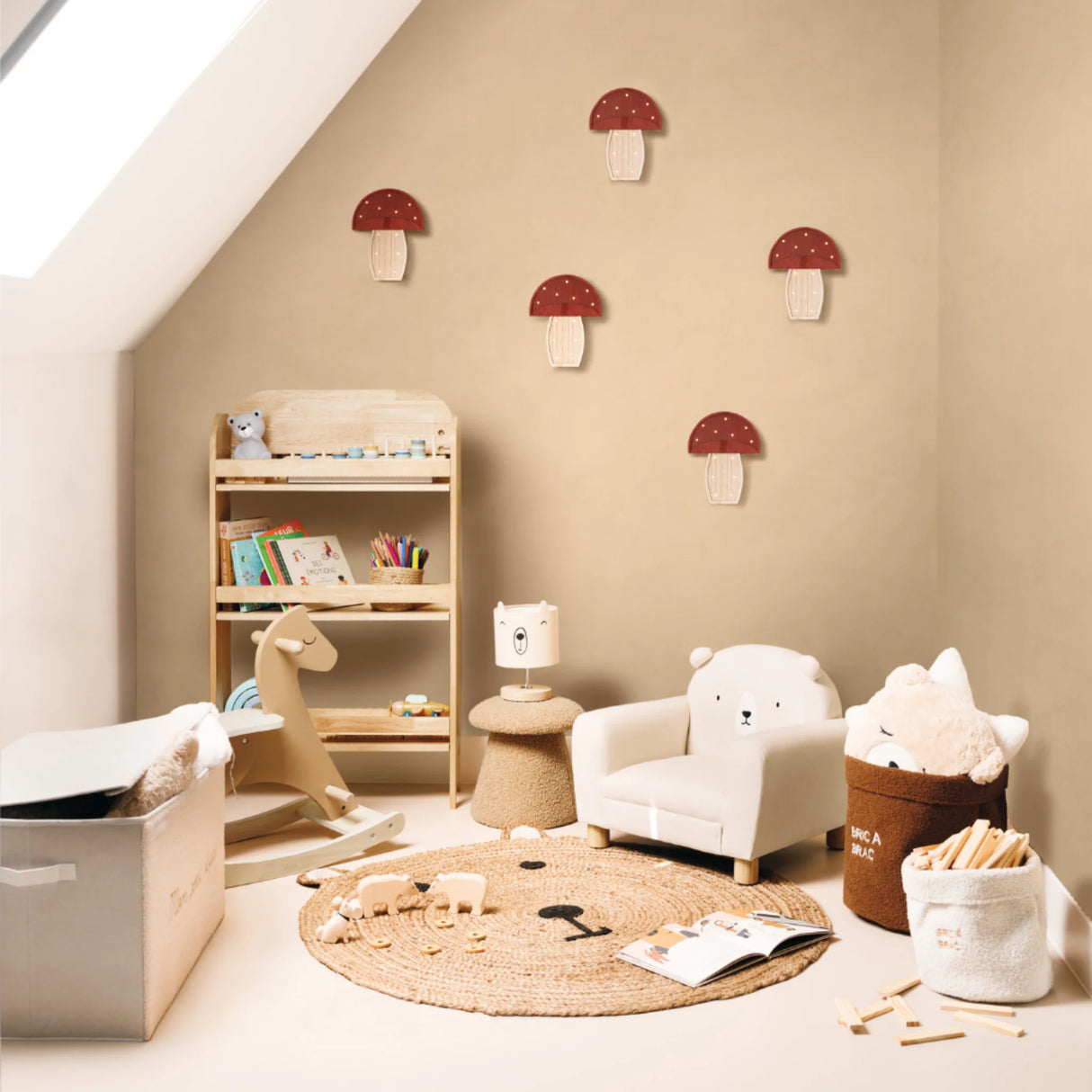 Bücherregal Kinderzimmer 3 Etagen Atmosphera