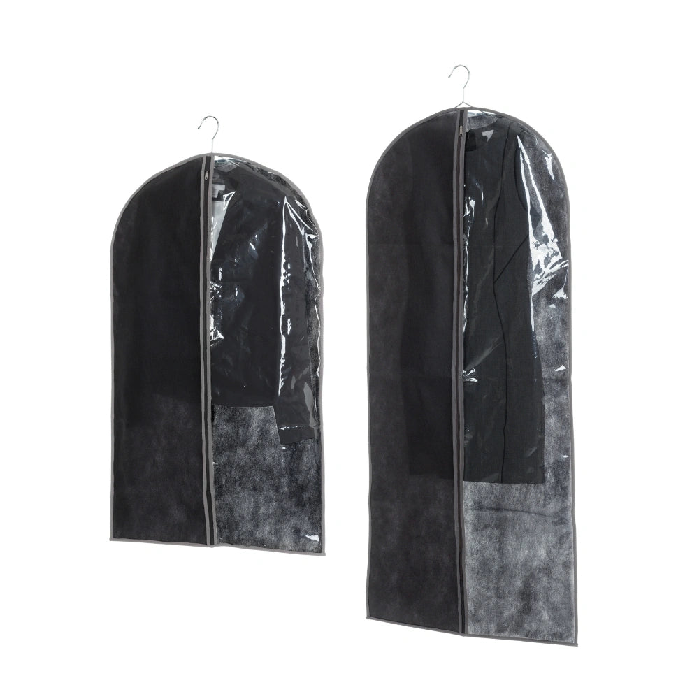 Schwarzer Kleidersack 2-teiliges Set Medium und Large Five®