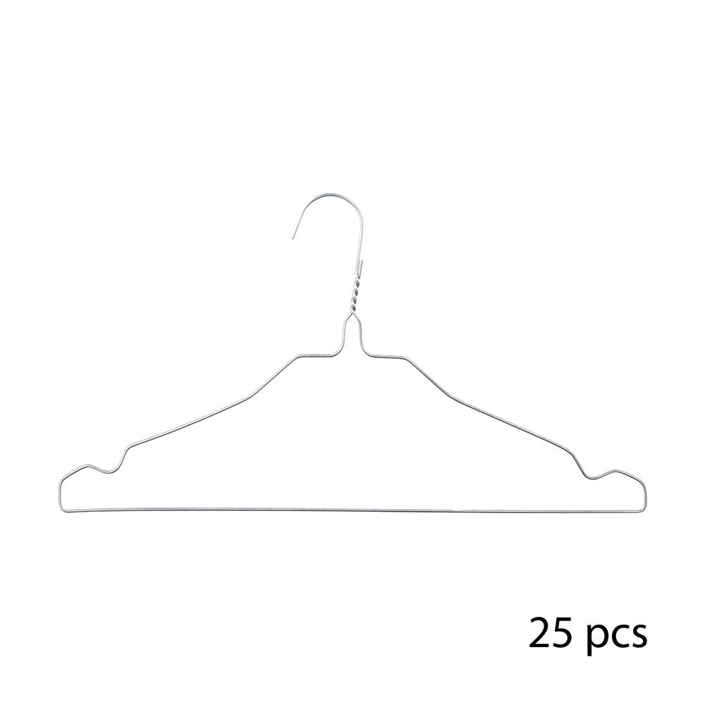 Metalen kledinghangers antislip 25 stuks Five®