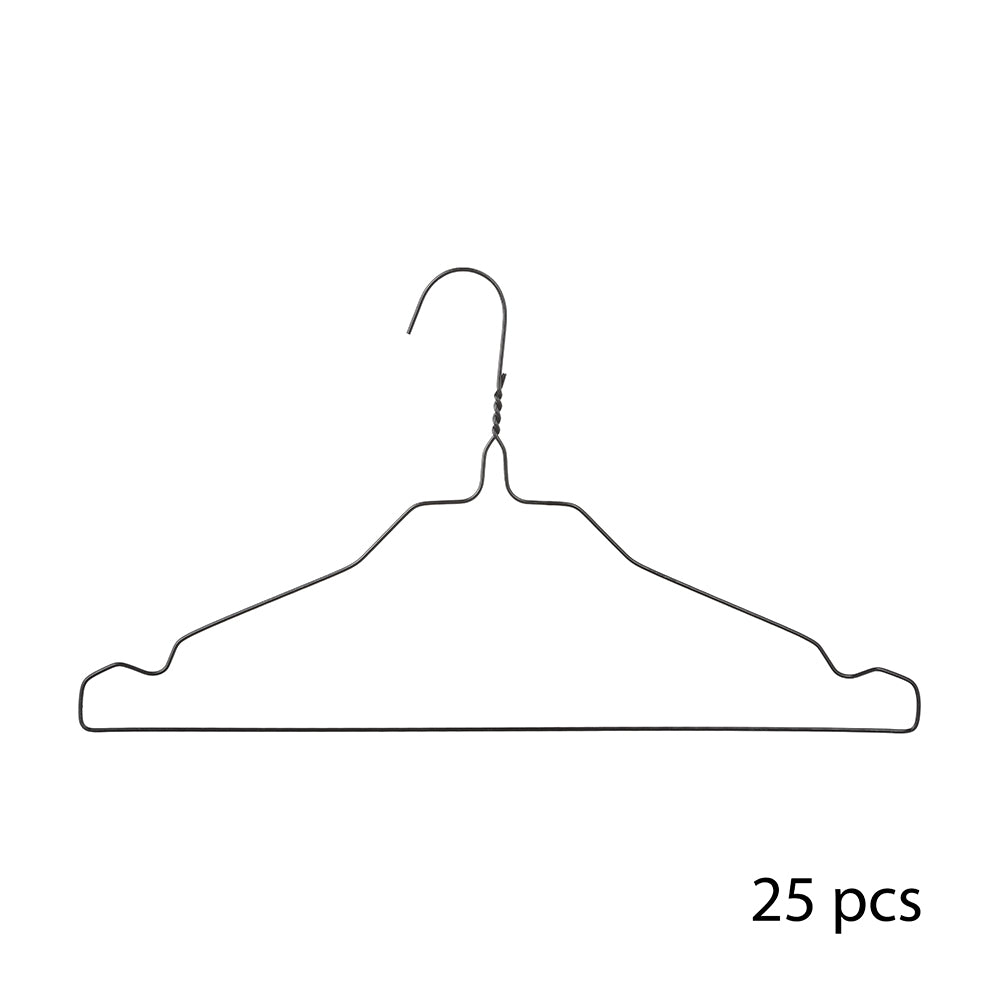 Metalen kledinghangers antislip 25 stuks Five®