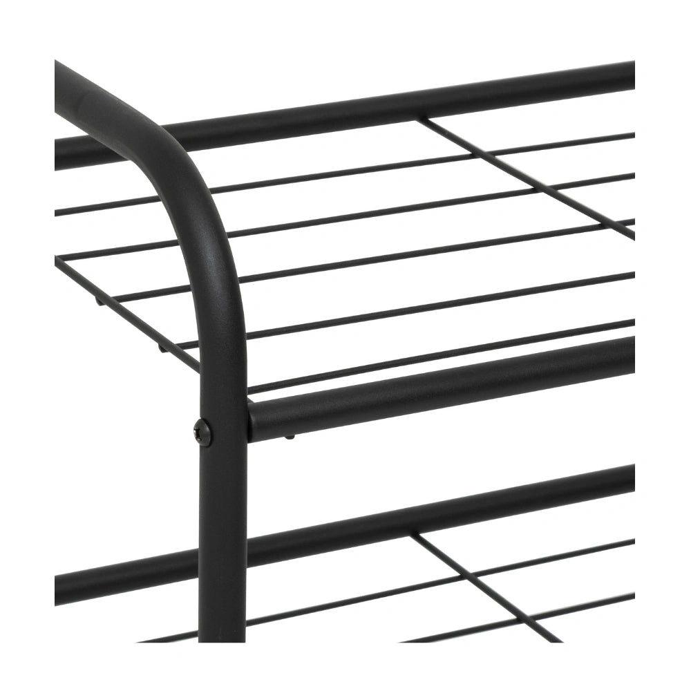 Zwart metalen schoenenrek 6 paar Five®