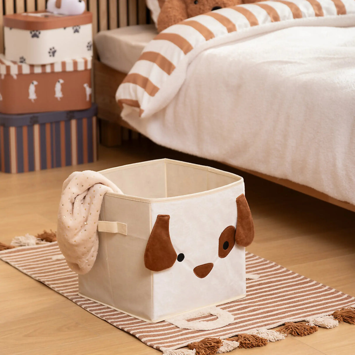 Aufbewahrungskorb Kinderzimmer Hunde Atmosphera