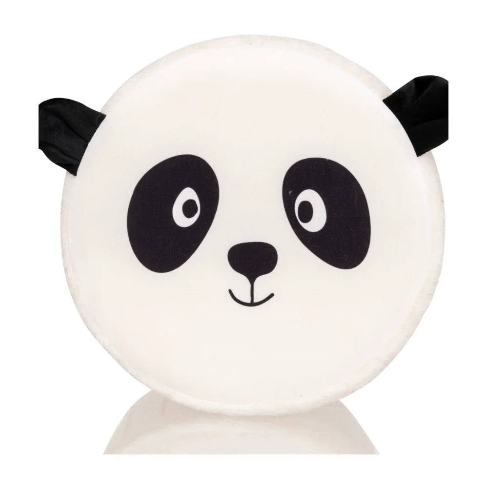 Panda Spielzeugkorb und Pouf mit Deckel Atmosphera