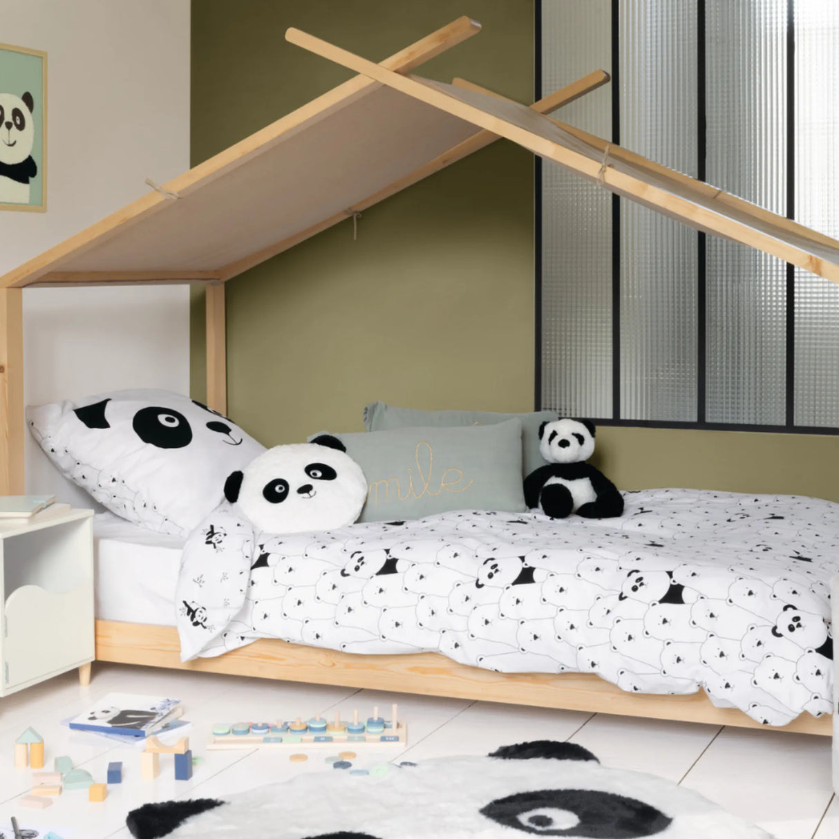 Spielzeugkorb Panda Atmosphera