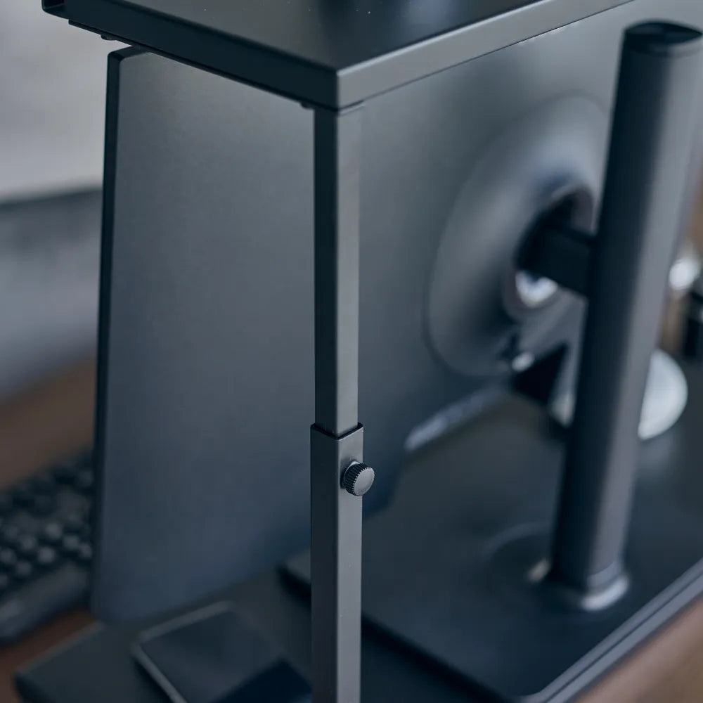 Monitorständer schwarz 2-lagig höhenverstellbar Yamazaki
