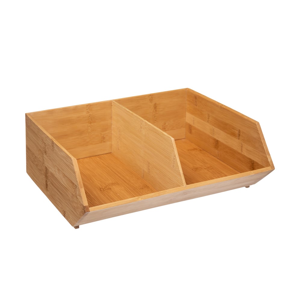 stapelbare bamboe bakjes