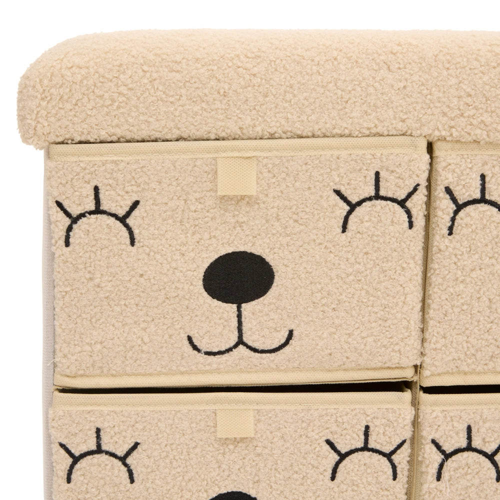 Bankje met lades teddy kinderkamer Atmosphera