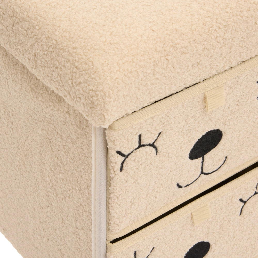 Bankje met lades teddy kinderkamer Atmosphera