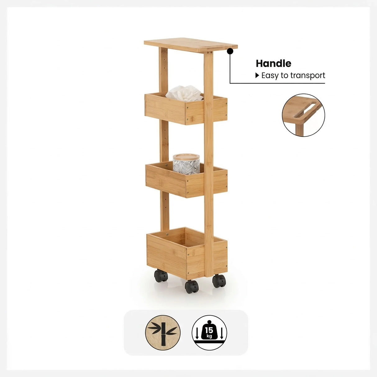 Bambus Badregal Five®