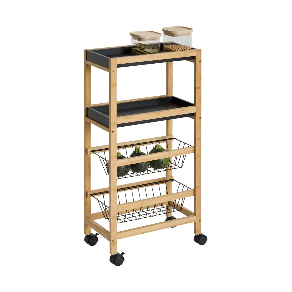 Schmaler Küchenwagen 2 ausziehbare Körbe Five®