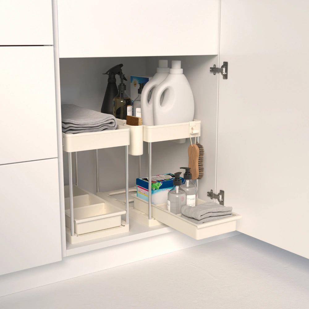 Keukenkast organizer uitschuifbaar 2 niveaus Five®