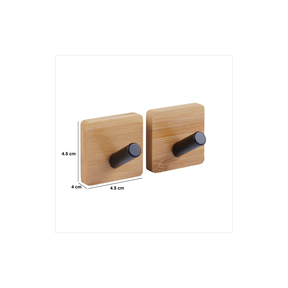 Bamboe handdoekhaakje zelfklevend 2 stuks Five®