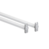 Dwarsstangen 35 cm uitbreidingsset wit - Classic by Elfa