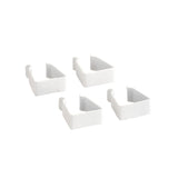 Frameclips set van 4 wit - Classic by Elfa