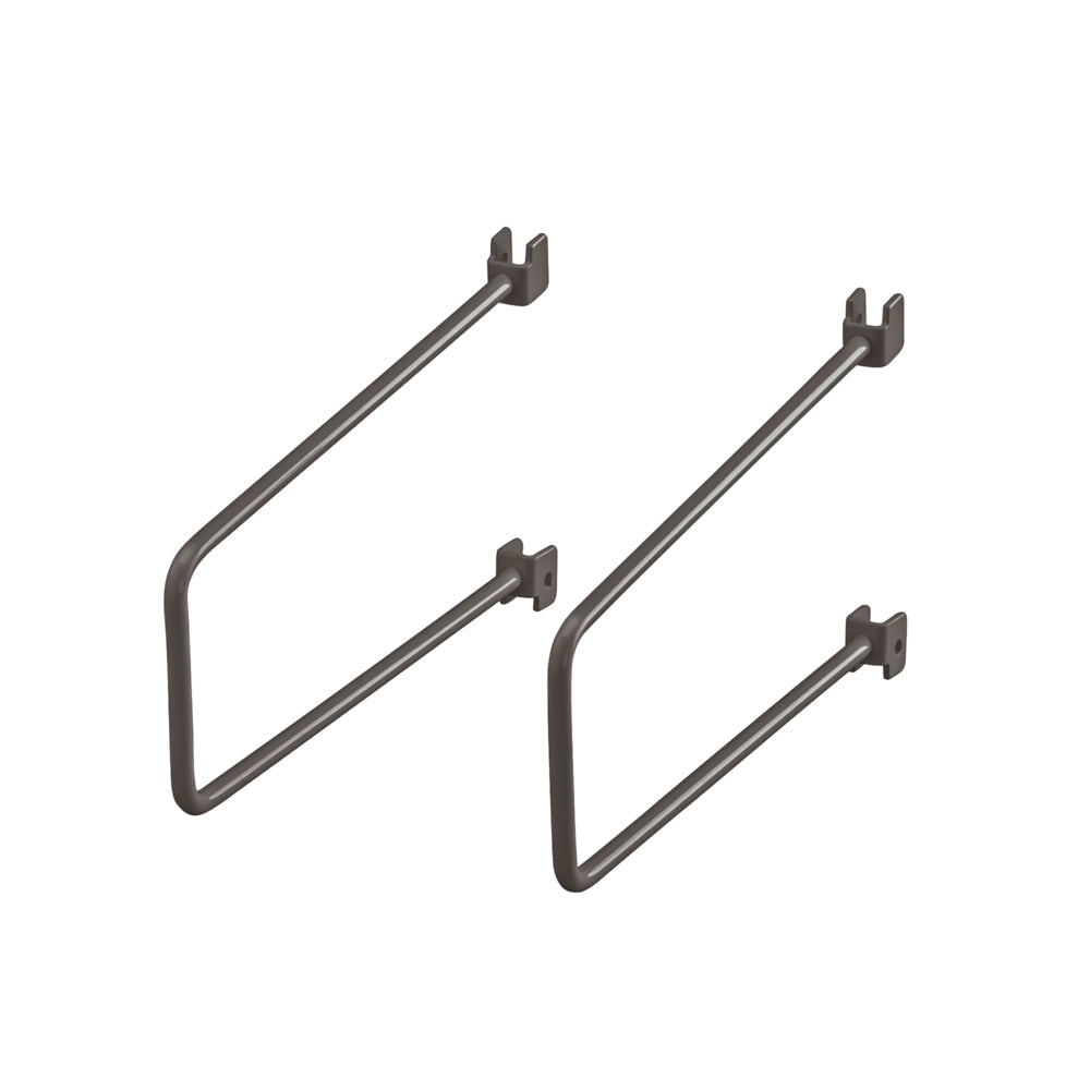 Boekensteun voor wandrail 200 mm set van 2 grafiet - Classic by Elfa