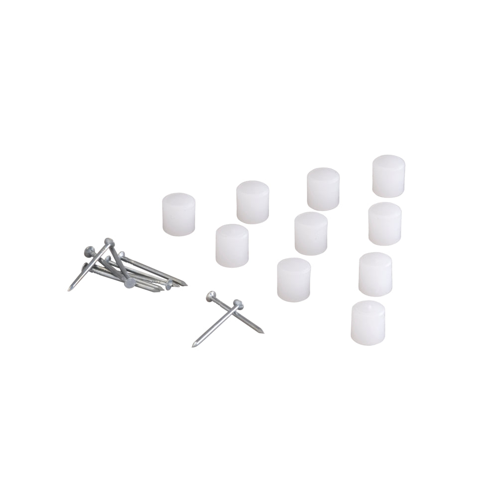 Plankpennen set van 10 wit - Classic by Elfa