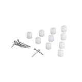Plankpennen set van 10 wit - Classic by Elfa
