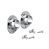 Kledingroedehouder wand chroom set van 2 - Classic by Elfa