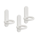 Ronde bordhaak set van 3 wit - Classic by Elfa