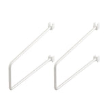 Boekensteun voor wandrail 250 mm set van 2 wit - Classic by Elfa