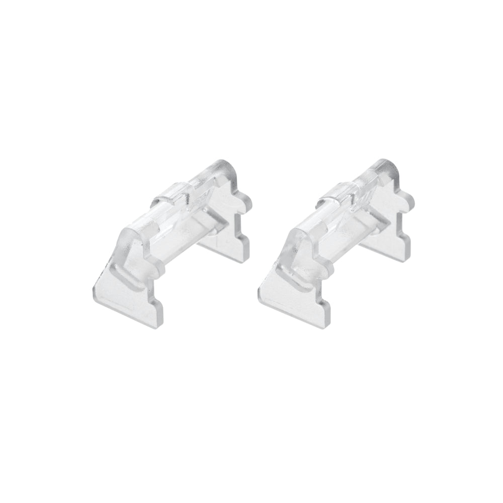 Clips voor schuine planklijst set van 2 transparant - Décor+ by Elfa