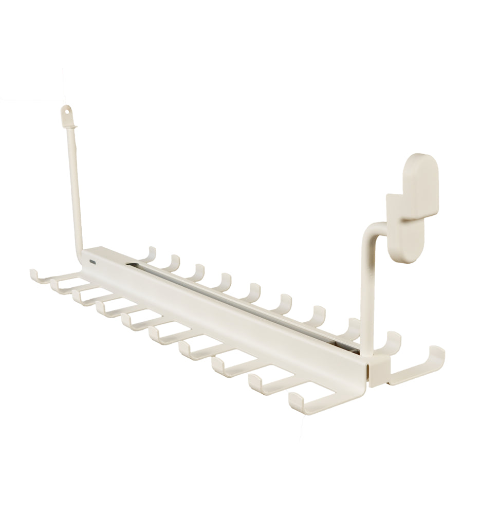 Uittrekbaar stropdas- en riemrek 40 cm matwit - Décor+ by Elfa