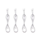 2-weg kabel 1 m set van 4 wit - Décor+ by Elfa