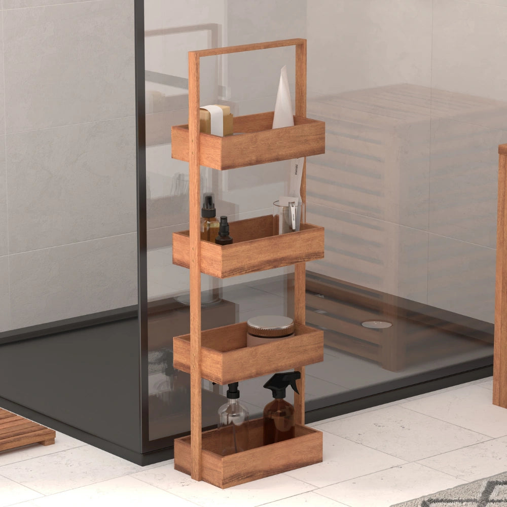 Acacia houten badkamerrek 4 niveaus Five®