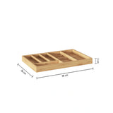 Bamboe bestekbak met messenhouder Five®