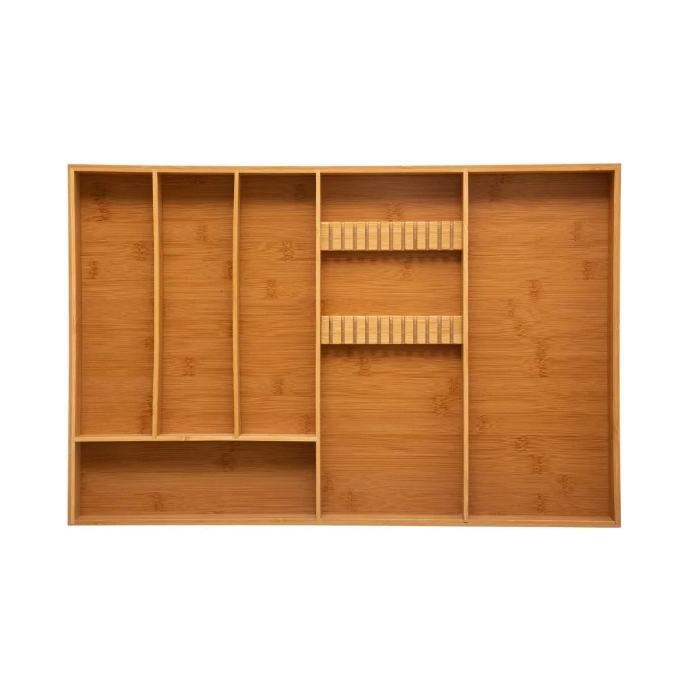 Bamboe bestekbak met messenhouder Five®