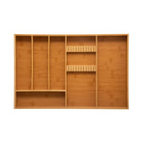 Bamboe bestekbak met messenhouder Five®