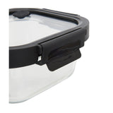Vierkant vershoudbakje glas 1100 ml Five®