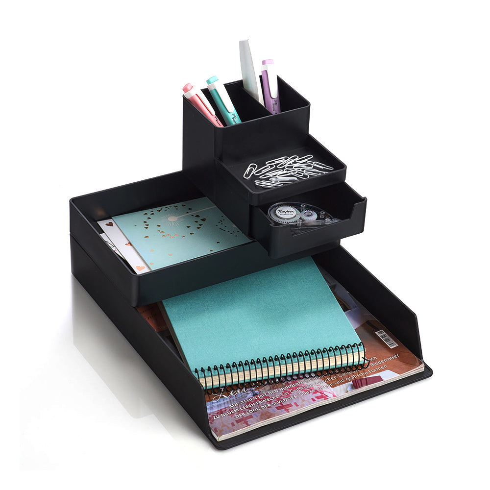 bureau organizer zwart zeller
