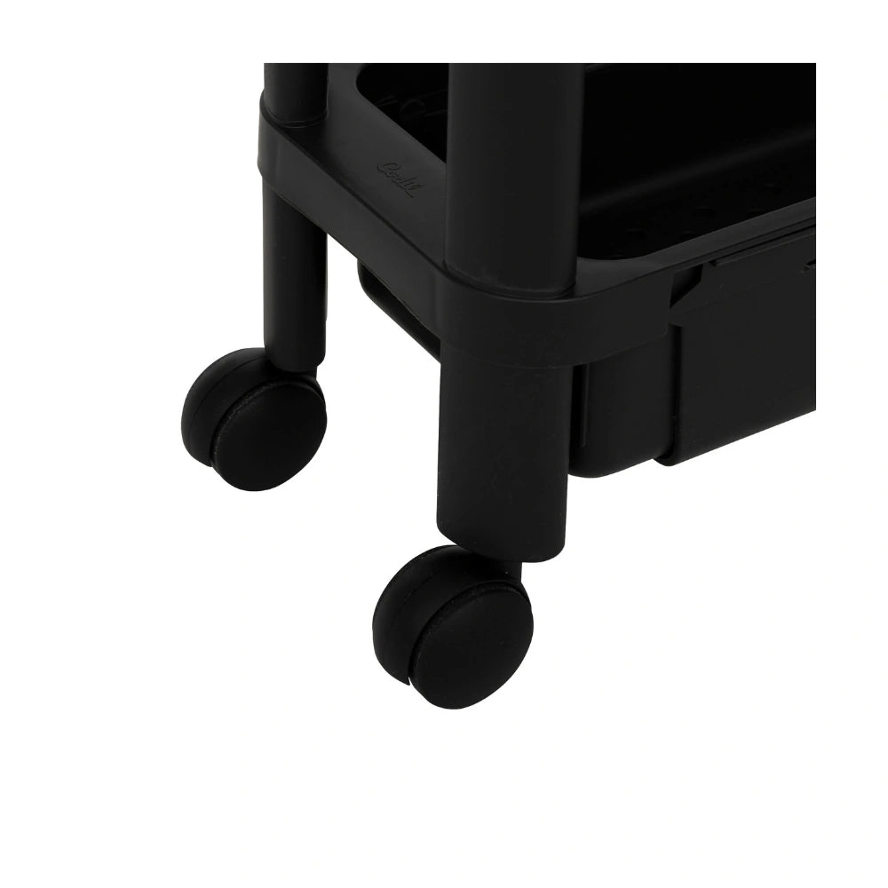 Ausziehbarer schwarzer Trolley Five®