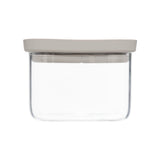 Glazen voorraadpot 400 ml vierkant stapelbaar Five®