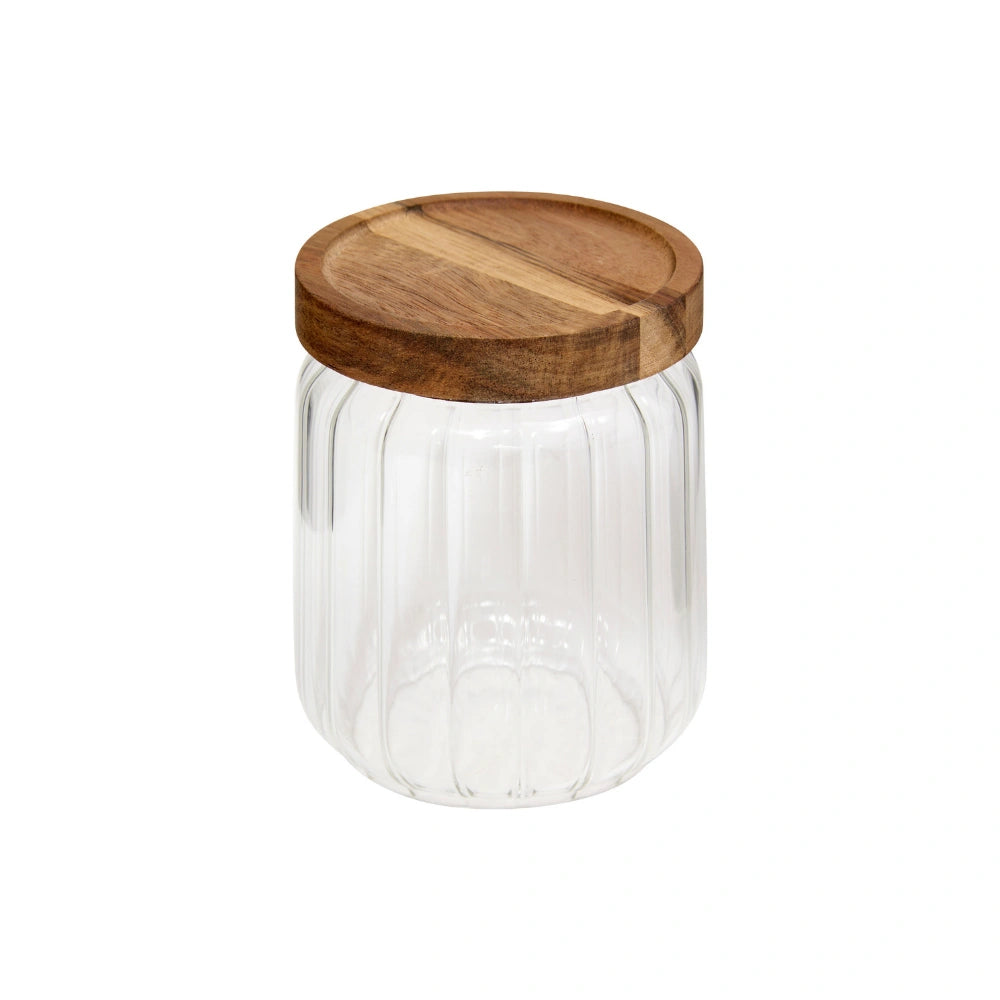 Stijlvolle luchtdichte glazen voorraadpot 500 ml Five®