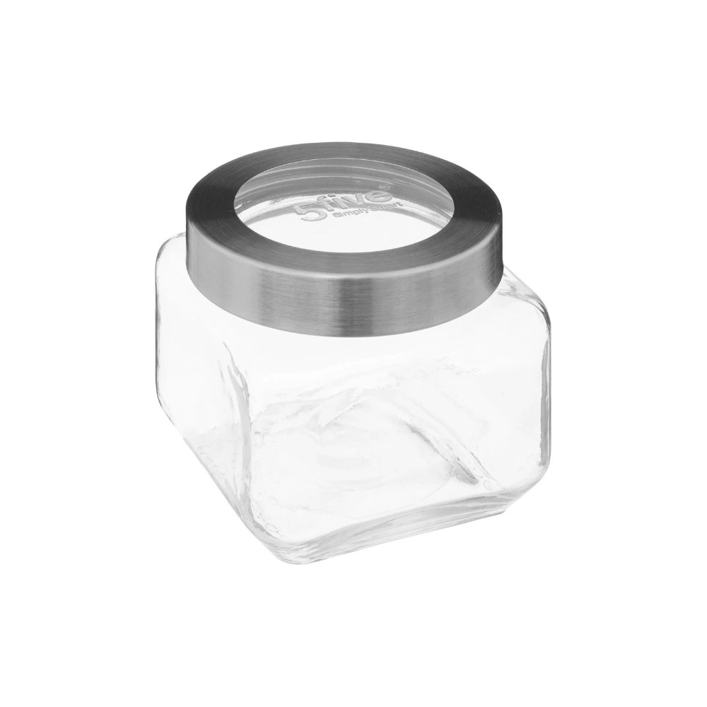 Glazen voorraadpot metalen draaideksel 800 ml Five®
