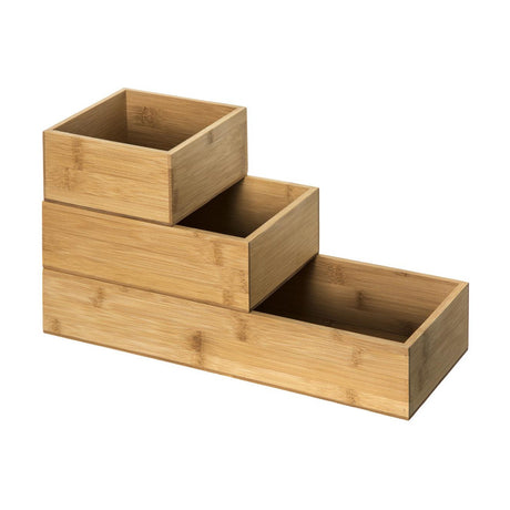 houten bakjes voor in lade