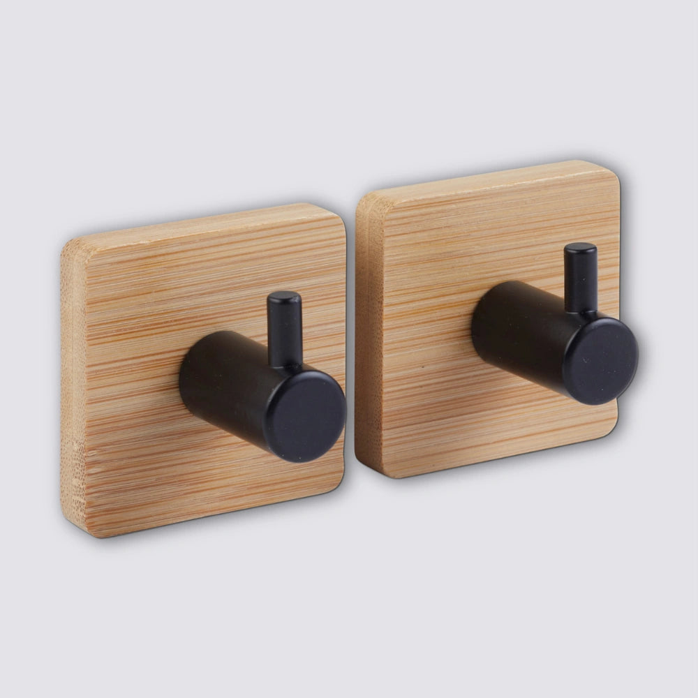 Bamboe handdoekhaakje zelfklevend 2 stuks Five®