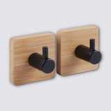 Bamboe handdoekhaakje zelfklevend 2 stuks Five®