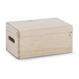 houten opbergkist met deksel
