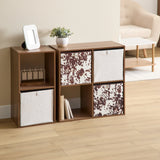 Opbergmand bruine koeienprint Five®