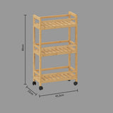 Schmaler Küchenwagen aus Holz Five®