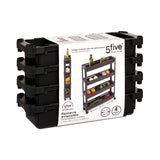 Ausziehbarer schwarzer Trolley Five®